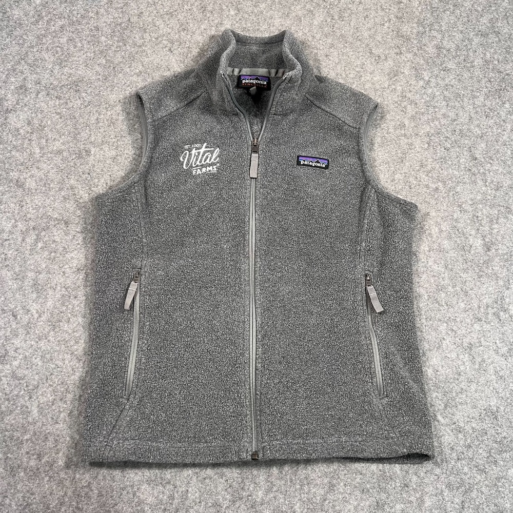 Patagonia‎ Nickel Classic Synchilla Fleece Full Zip-Up Vest Women's Size Small